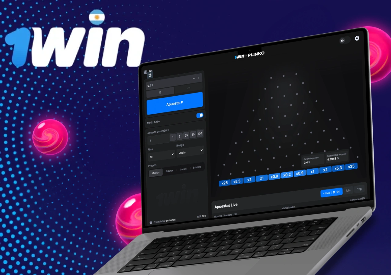 Juega al emocionante juego Plinko en la plataforma del casino
