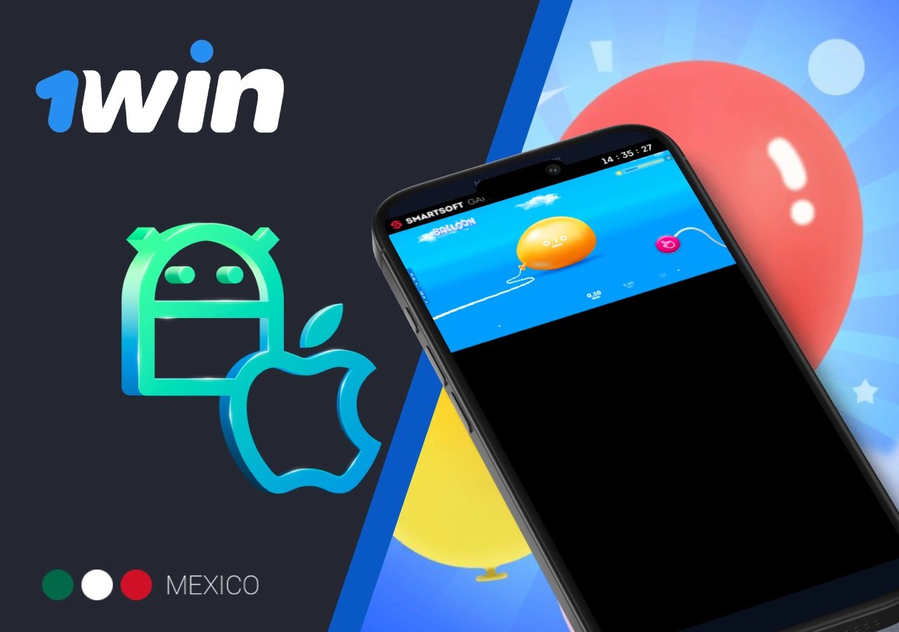 Disfruta de Balloon en la app de 1Win con una experiencia fluida y segura