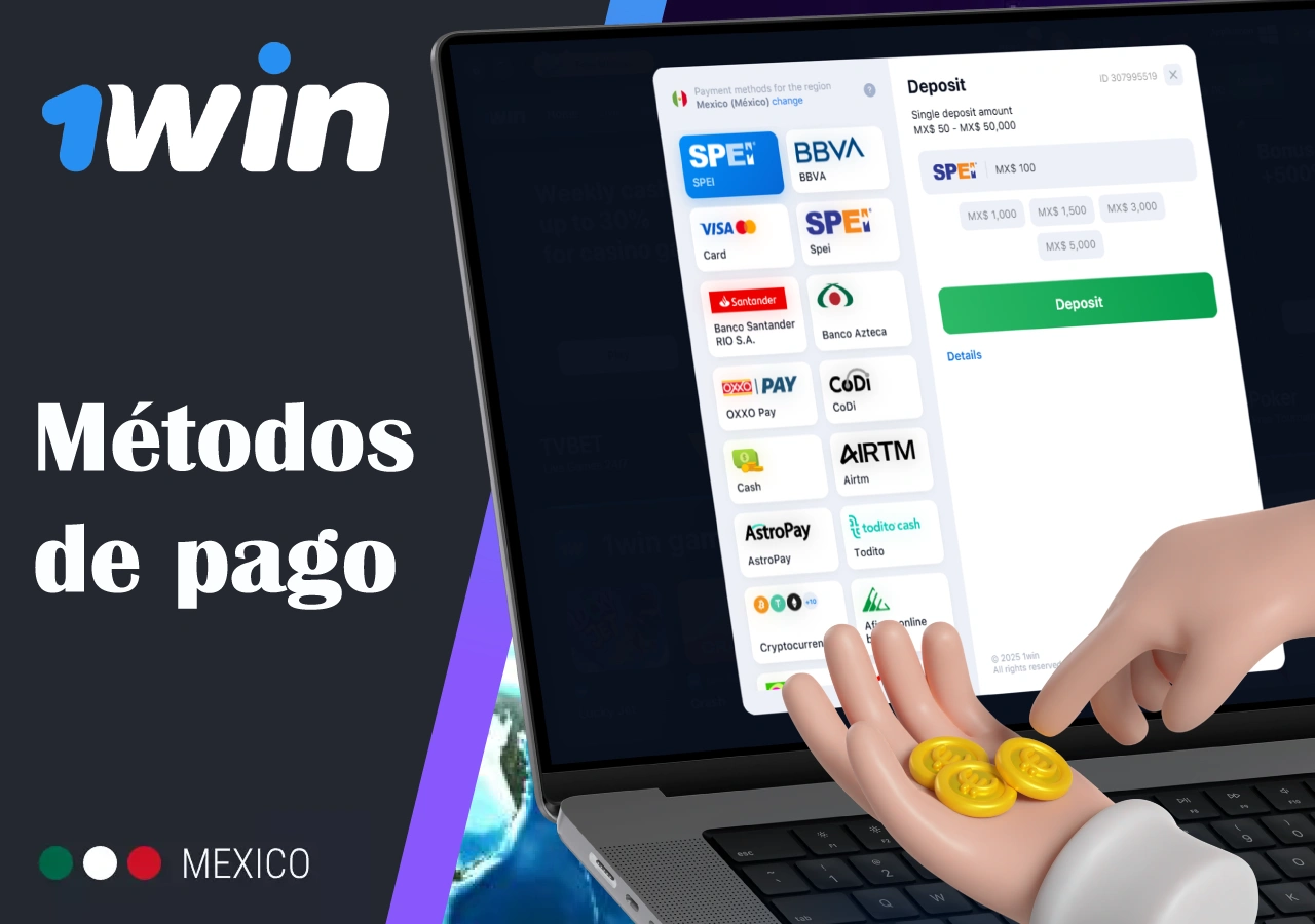 1Win la plataforma cuenta con múltiples opciones de transacción seguras y eficientes