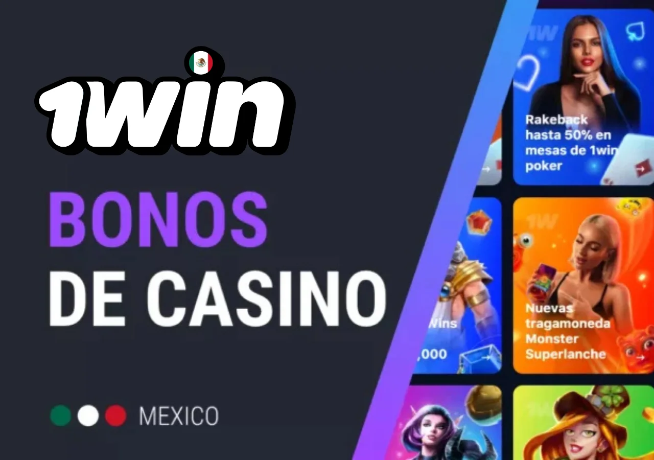 Bonos de casino en la casa de apuestas oficial de 1win